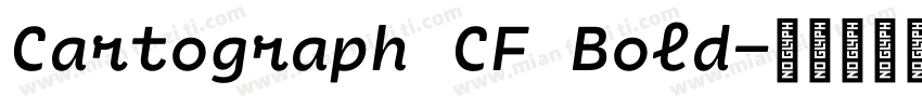 Cartograph CF Bold字体转换